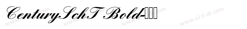 CenturySchT Bold字体转换 CenturySchT Bold字体转换